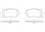 Brembo Fékbetét kpl. P 65 057