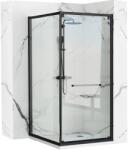 Rea Cabina de dus Rea Space In 80x100 cm negru mat (KPL-K8882)