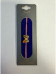 Flippy Bratara Placata cu Aur 24k, Jolie, Model FLUTURE PLIN, Martisor Bratara, cu Snur Alb Rosu, Auriu (teo-165477)