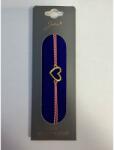 Flippy Bratara Placata cu Aur 24k, Jolie, Model INIMA cu 3 Pietre, Martisor Bratara, cu Snur Alb Rosu, Auriu (teo-165486)