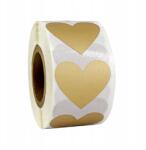 Bytecraft Kaparós matrica arany szívek 25mm x300