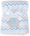 Babymatex RICCO takaró hímzéssel 75x100 cm - Fehér elefánt (MX-51538)