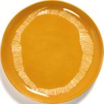 Serax Farfurii de mic dejun Feast, 22, 5 cm, galben-albe, 2 buc (B8921005D)