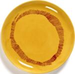 Serax Farfurii pentru mic dejun Feast, 19 cm, galben-roșii, 2 buc (B8921004E)