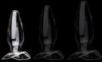 ClearlyHorny Üveg dugó Open Glass S - prémium üveg anális eszköz