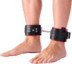 The Red Párnázott bőrbilincs - fekete-piros intim kiegészítő