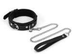  Black Bond Collar with Leash - eromarkt