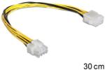 DELOCK Tápkábel Molex 4 pin male > 4x 2 pin ventilátor (83343)