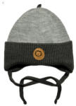  Minimanó Kötős Oroszlán Mintás Fiú Kötött Sapka (40-42) - Szürke