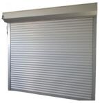 Casa Deco Logistics Usa de garaj tip rulou aluminiu lamela 55 mm cu motor si telecomanda gri antracit