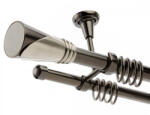 Casa Deco Logistics Galerie dubla tavan Duncan onyx 25mm/19mm Suport draperie