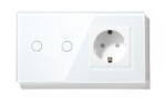 Torelectric Întrerupător tactil dublu+Priza M1