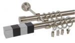Casa Deco Logistics Galerie dubla MAGNUM /19 - INOX Suport draperie