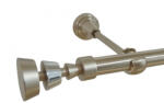 Casa Deco Logistics Galerie simpla fara inele afina 19 mm INOX Suport draperie