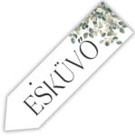  Nyomtatott fa nyíl bal - Esküvő 30cm - esküvői és kerti parti dekorációhoz