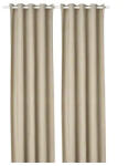 Casa Deco Logistics SET DRAPERIE BLACKOUT, Casa Deco Logistics, CU INELE CAPSE CROM CULOARE BEJ