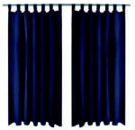Casa Deco Logistics SET DRAPERIE, Casa Deco Logistics, soft V -35 CU BRIDE ALBASTRU INCHIS