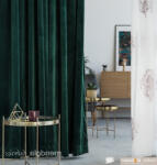 MENDOLA Draperie CU REJANSA CATIFEA MENDOLA CASTELLANO VERDE SMARALD 10