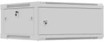 Lanberg Rack LANBERG Lanberg Wall mounted installation cabinet 19" 4U 600X600, Grey metal door (Flat pack) (WF01-6604-00S)