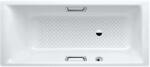 Kaldewei Ambiente - Kád Puro Star 686, 1600x700 mm, fogantyúfuratokkal, teljes szélességben csúszásgátlóval, fehér színben 258634010001 (258634010001)