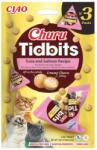 Inaba Foods Cat Churu Tidbits Rețetă cu Ton și Somon 3×12 g recompense moi și cremoase cu ton și somon pentru pisici