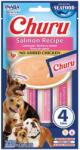 Inaba Foods Dog Churu Fish Based Salmon Recipe 4x14g gustări cremoase cu somon pentru câini