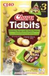 Inaba Foods Cat Churu Tidbits Rețetă cu Pui și Aromă Dashi 3×12 g gustări moi și cremoase cu pui și bulion Dashi pentru pisici