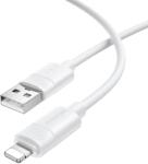 BOROFONE Kábel BX123 Leya - USB Lightning kábel - 12W 2, 4A 1 méter fehér