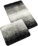 BELLATEX Fürdőszoba szett, Bany Silver 60 × 100 cm + 60 × 50 cm 425/001 fekete (13243)