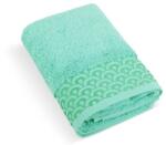 BellaTEX frottír törölköző, Csipke 500 g K/327, türkiz 70 × 140 cm (12910)