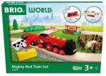 BRIO World Red Lola Farm Train Set vonatkészlet 24 darabos 63602900 (63602900)