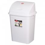 Üçtem-Plas Szemeteskuka billenő fedéllel műanyag 50 literes fehér UP122-001 (45982)