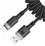 ACEFAST Cablu de Date si Incarcare USB-A - USB-C Acefast C14-04, 18W, 1.2m (Negru)