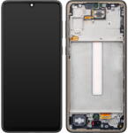Samsung Piese si componente Display cu Touchscreen Samsung Galaxy A33 5G A336, cu Rama, Negru, Service Pack GH82-28143A (GH82-28144A) - vexio