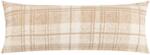 BellaTEX párnahuzat - ölelőpárna, KREPP 50 × 145 cm, négyzetek, bézs (12935)