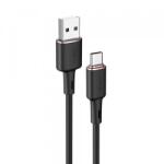 ACEFAST Cablu De Date si Incarcare USB-A - USB-C Acefast C2-04, 18W, 1.2m (Negru)