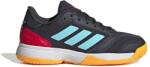 Adidas Ligra 8 Kids Indoor Shoes Aurora Onix/Flash Aqua/Semi Lucid Red Gyerek teremcipő EUR 35, 5