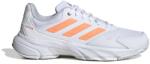 adidas Courtjam Control 3 Tennis Shoes Ftwr White/Beam Orange/Crystal White Női teniszcipő EUR 38 2/3