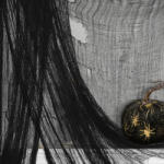 Family Halloween-i függöny - fekete, szövet - 180 x 75 cm (56547A) - tipparuhaz