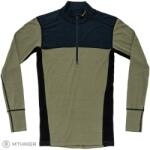 Devold Lauparen Merino 190 Zip Neck aláöltözet, ink/lichen/black (M)