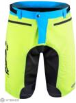 FORCE MTB-11 rövidnadrág kivehető belső nadrággal, neon (XS)