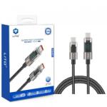 Lito Cablu Date si Incarcare USB-C - Lightning Lito LD09CC Display, 100W, 1.2m