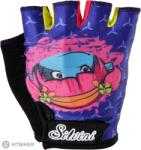 SILVINI Punta gyerek kesztyű, kék/rózsaszín (3-4 évesre)