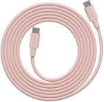 Avolt USB-C/USB-C gyors adat- és töltőkábel, AVOLT, gyorstöltés, 100 W, 2 méter, szilikon anyag, minimalista design, rózsaszín (C1CCI1002OP)