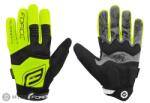 FORCE MTB Autonomy kesztyű, fekete/sárga (M)