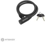 FORCE spirálzár 80cm/12mm fekete