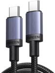 UGREEN l532 adatkábel, type-c - type-c, 240w, pd gyorstöltő 3.1, 300cm, sötétszürke (65909)