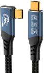 PremiumCord USB 4.0 Type C Összekötő Fekete 1.5m ku4cb15 (ku4cb15)
