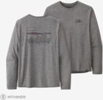 Patagonia L/S Cap Cool Daily Graphic póló, szürke (L)