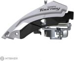 Shimano Tourney FD-TY601 első váltó, 3x8, Top Swing, clamp-on